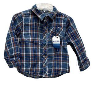 Blitz Kids Boys Reversible Shirt Sz 110 4-5 Years